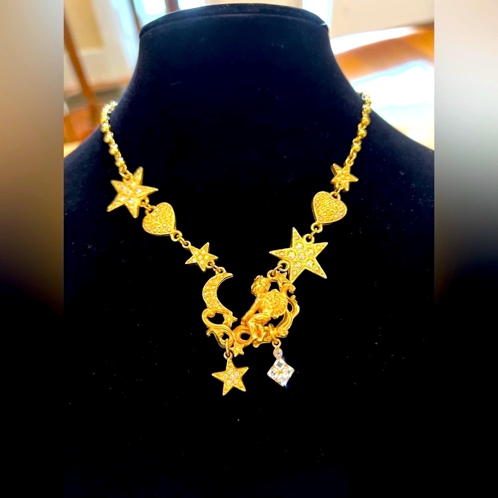🌟Kirk’s Folly Swinging on a Star Necklace EUC💜